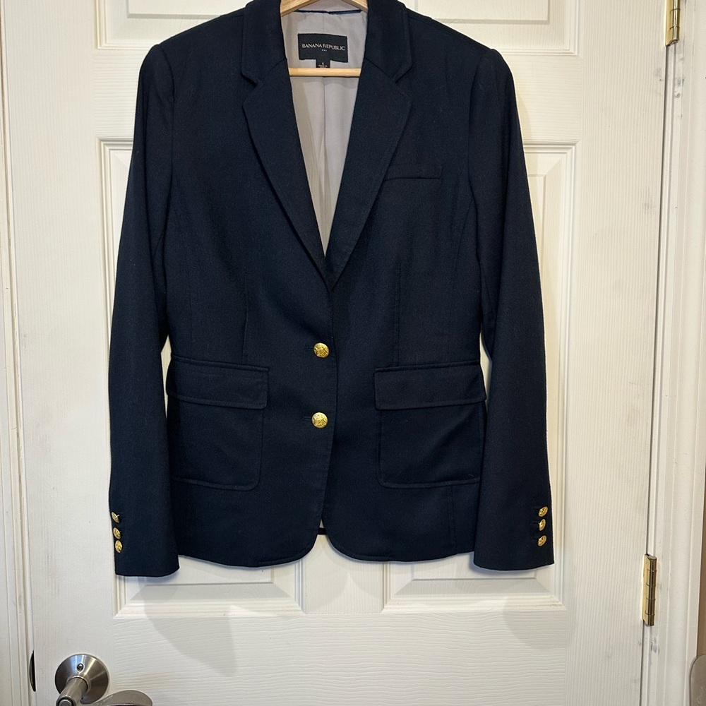 Banana Repubic Women's Navy Blazer